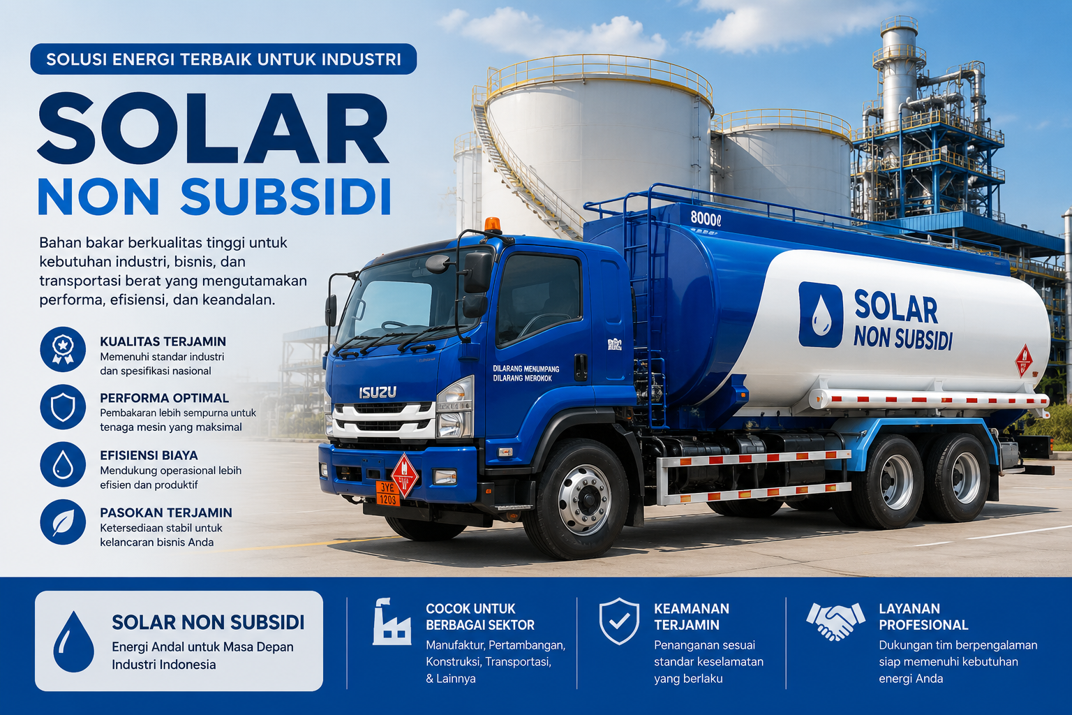 Solar Non Subsidi Mobil Tanki Solar non subsidi